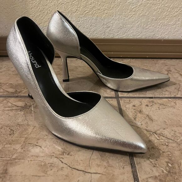 ABOUND iris D’orsay pump in silver metallic SIZE 7 - Picture 5 of 9